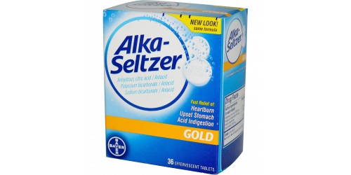 Comprimés “Alka Seltzer” - 36 par paquet